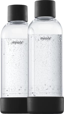 MySoda flaske M2PB10F-B (2-pakke, sort)
