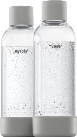 MySoda kullsyreflaske M2PB10F-MG (2-pk, grå)
