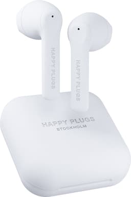 Happy Plugs Air 1 GO täysin langattomat in-ear kuulokkeet (valkoinen)