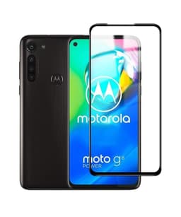 SKALO Moto G8 Power Koko Näytön Karkaistu Lasi