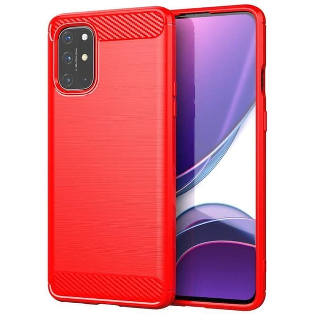 Stöttåligt Armor Carbon TPU-skal Samsung A02s - Röd