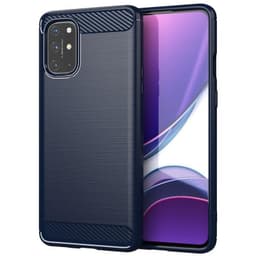 Stöttåligt Armor Carbon TPU-skal Samsung A02s - Blå