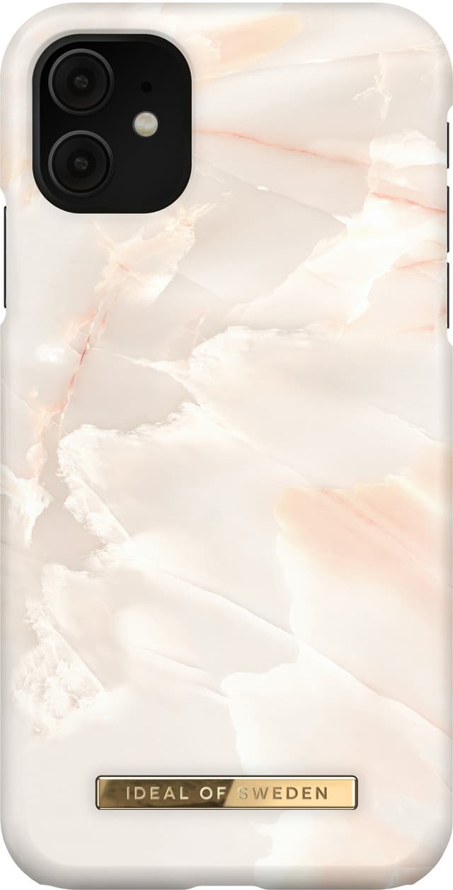 iDeal of Sweden cover til iPhone 11/XR (rose pearl marble)