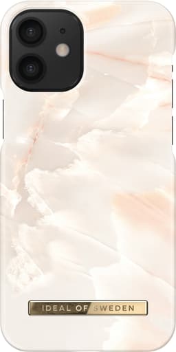 iDeal of Sweden fodral för iPhone 12 Mini (rose pearl marble)