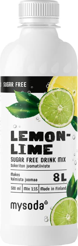 Mysoda Sugar Free Lemon-Lime juomatiiviste MFI2204