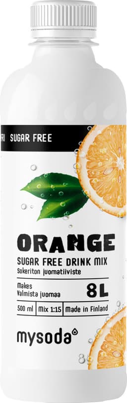 Mysoda Sugar Free Orange maku MFI2202