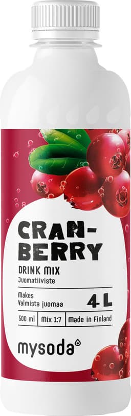 Mysoda Real Sugar Cranberry maku MFI2305