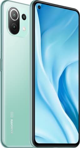Xiaomi Mi 11 Lite 5G älypuhelin 6/128GB (Mint Green)