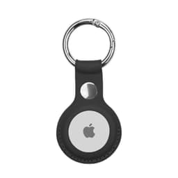 Suojakuori aitoa nahkaa AirTagille - musta