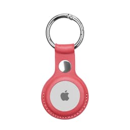 Suojakuori aitoa nahkaa AirTagille - punainen