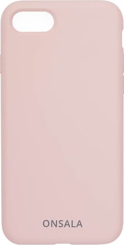 Onsala iPhone 8/7/6/SE Gen. 2/3 silikondeksel (sand pink)