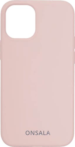 Onsala iPhone 12 mini silikondeksel (sand pink)