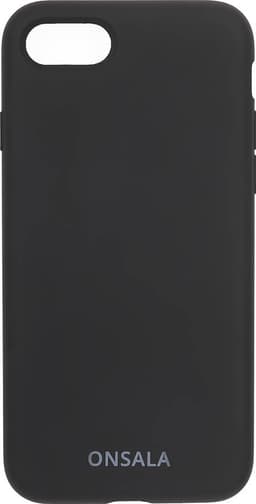 Onsala iPhone 8/7/6/SE Gen. 2/3 silikonecover (sort)