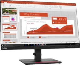 Lenovo ThinkVision T24i-20 23,8" skærm (sort)