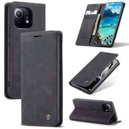 CASEME Lommebok-deksel Xiaomi Mi 11 - Svart