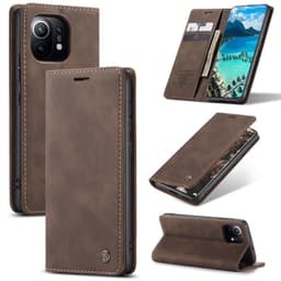 CASEME Lommebok-deksel Xiaomi Mi 11 - Kaffe