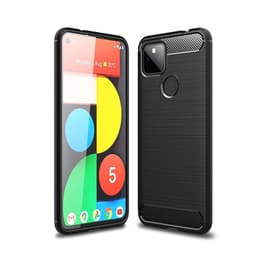 Google Pixel 5a Karbon fiber Texture Skal - Svart
