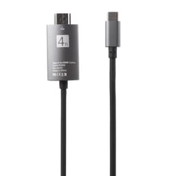 USB-C till HDMI Kabel Adapter 4K High Speed Adapter - Svart
