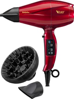 BaByliss Veloce digital hårfön BA6750DE (röd)