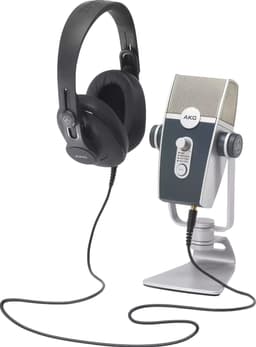 AKG Podcaster Essentials mikrofon/høretelefon-bundle