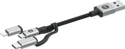 Mophie 3-in-1 ladekabel 1 m (sort)