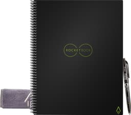 Rocketbook Core Letter genanvendelig notesbog A4 (infinity black)