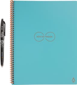 Rocketbook Core Letter gjenbrukbar notatbok A4 (neptune teal)