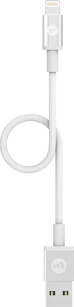 Mophie USB-A to Lightning ladekabel 9 cm (hvit)