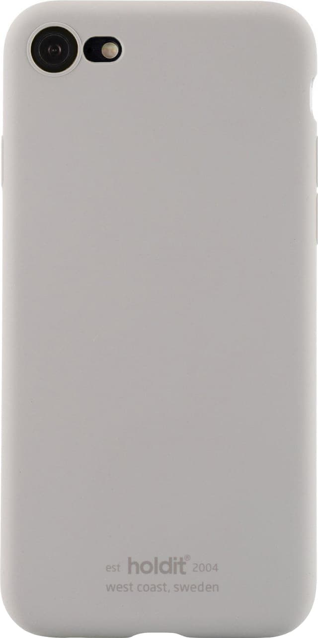 Holdit iPhone SE Gen. 2/3/8/7 silikonfodral (taupe)