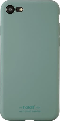 Holdit iPhone 8/7/SE Gen. 2/3 silikonecover (moss green)