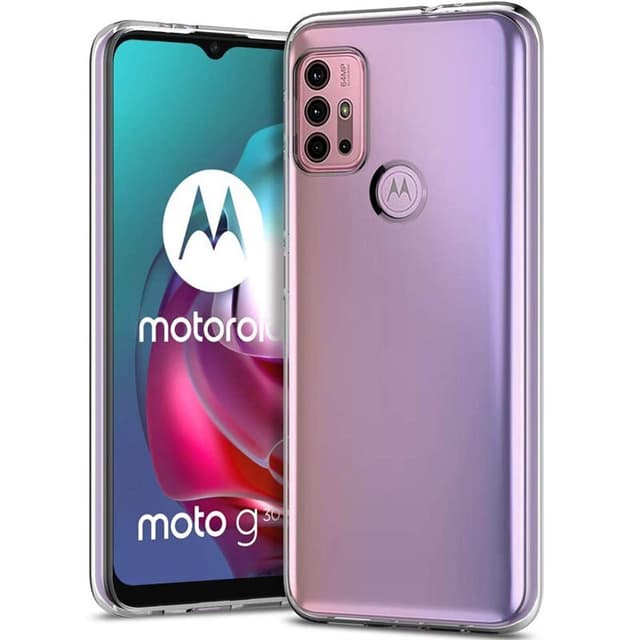 Silikonikotelo läpinäkyvä Motorola Moto G30