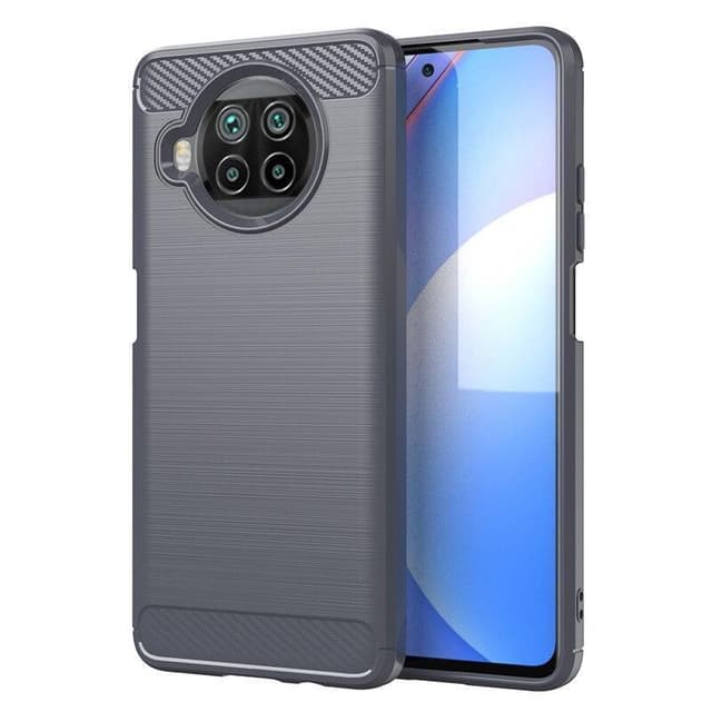 Stöttåligt Armor Carbon TPU-skal Xiaomi Mi 10T Lite - Grå