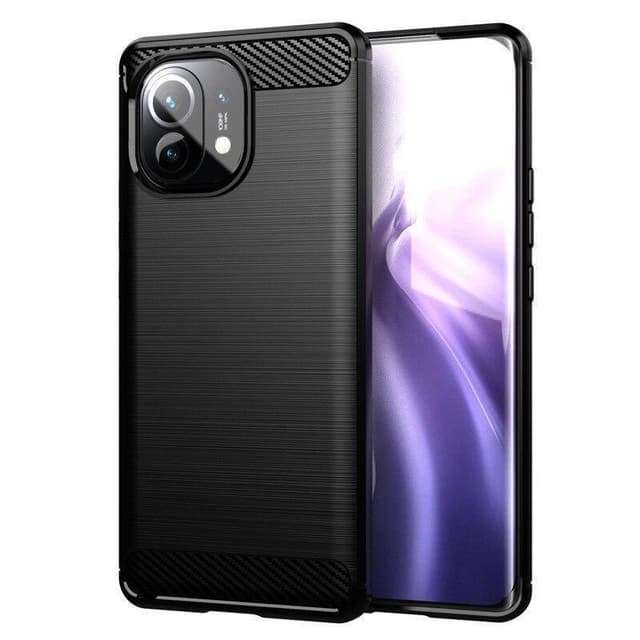 Stöttåligt Armor Carbon TPU-skal Xiaomi Mi 11 - Svart