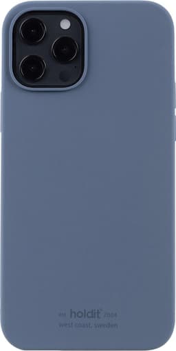 Holdit iPhone 12/12 Pro silikondeksel (stillehavsblå)