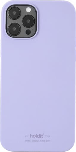 Holdit iPhone 12/12 Pro silikondeksel (lavender)