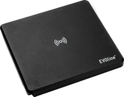 EVOline Square80 QI stikkontakt (sort)