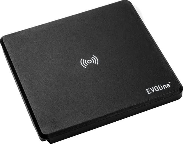 EVOline Square80 QI stikkontakt (sort)