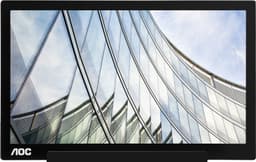 AOC I1601FWUX 15,6" bærbar PC-skjerm (sort)