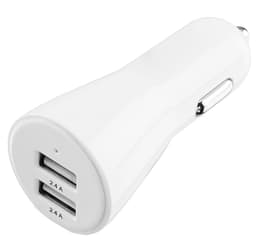 Sandstrøm USB Billaddare med två uttag