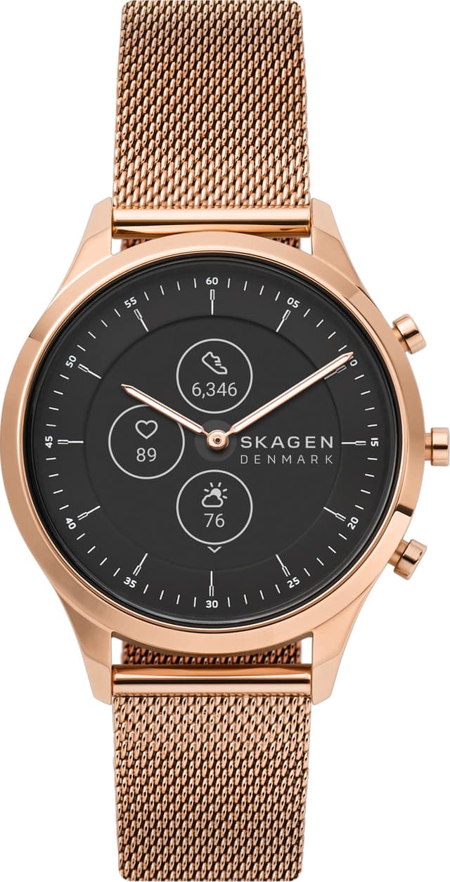 Skagen Jorn Hybrid HR smartwatch 38mm (rose gold/stålmesh