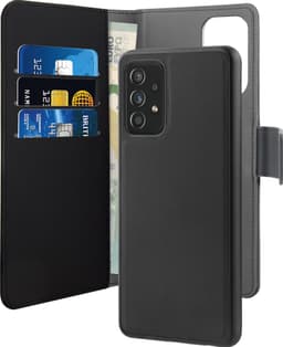 Puro 2-i-1 lommebokdeksel til Samsung Galaxy A72 (sort)