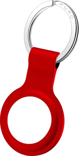 Puro Icon silikonipidike avaimenperällä seurantatunnisteelle (punainen)