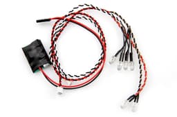 AX24257 LED Kontroller m/LEDs - 4 hvite, 2 rød