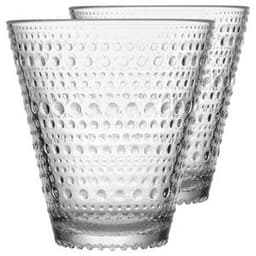 Iittala, kastehelmi glas 30cl klar 2pk