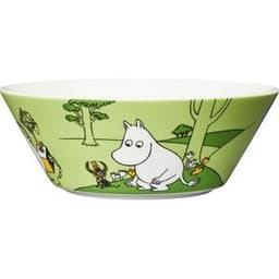 MoominByArabia, skål 15cm Mumin grön