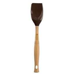 Le Creuset, slev med trähandtag svart