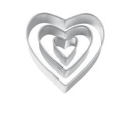 Cacas, kakform hjärta 3pk