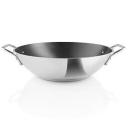 Eva Trio, wokpanna rostfritt stål 32cm
