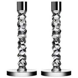 Orrefors, carat ljusstakar 2st 24,2cm