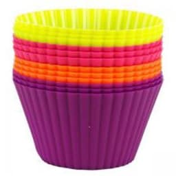 Cacas, muffinsform silikon färger 12pk
